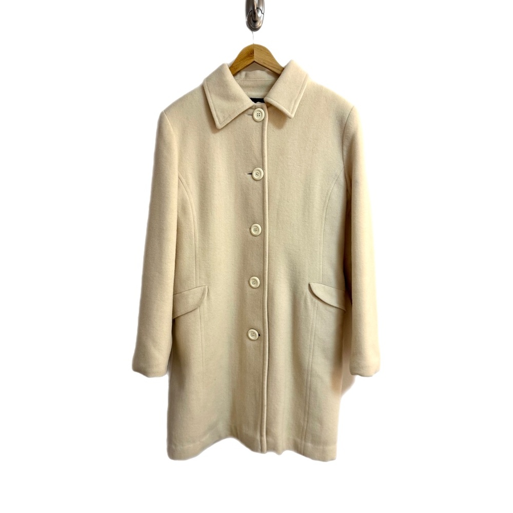 Elegant Wool & Cashmere Blend Coat - Size 4 🇨🇦 Made in Canada 🇨🇦